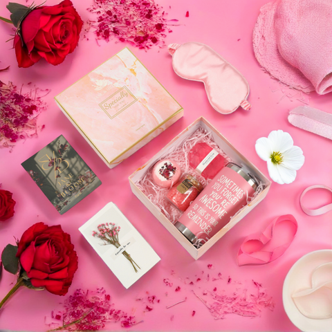 Pretty in Pink Spa Collection – 6Pc Self-Care Gift Box