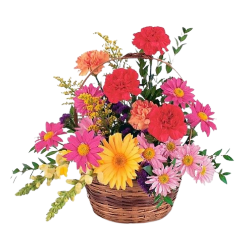 Vibrant Basket Arrangement