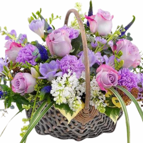 Lavender Love Basket