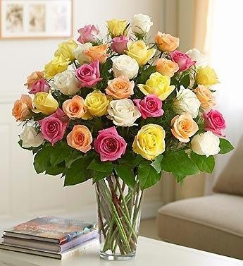 Two Dozen Assorted Roses