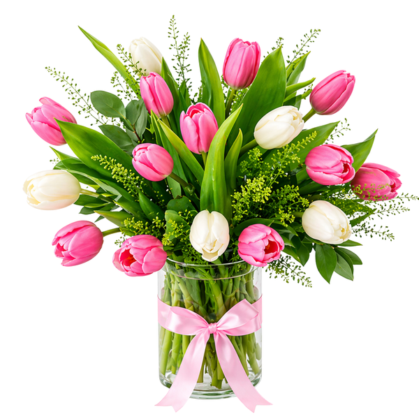20 mixed tulips